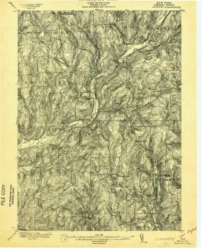 1902 Coventry, NY - New York - USGS Topographic Map