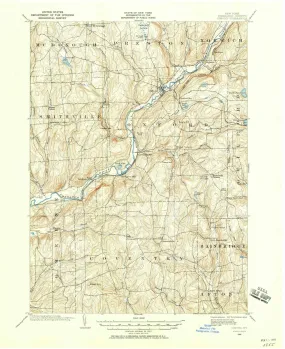 1902 Oxford, NY - New York - USGS Topographic Map