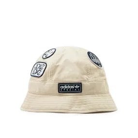 adidas Patch Bucket Hat (Beige)