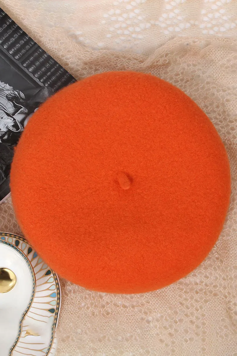 ADJUSTABLE RETRO THICKENED BERET