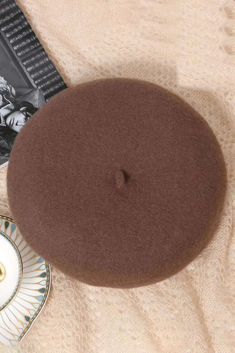 ADJUSTABLE RETRO THICKENED BERET