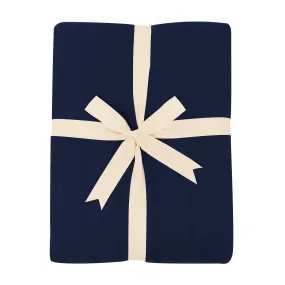 Adult Quilted Blanket in Navy 2.5