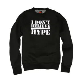 AM Aftermidnight NYC I Don’t Believe Hype Crewneck Sweatshirt Black