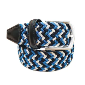 ANDERSON'S BELT | Blue, White Multi Woven