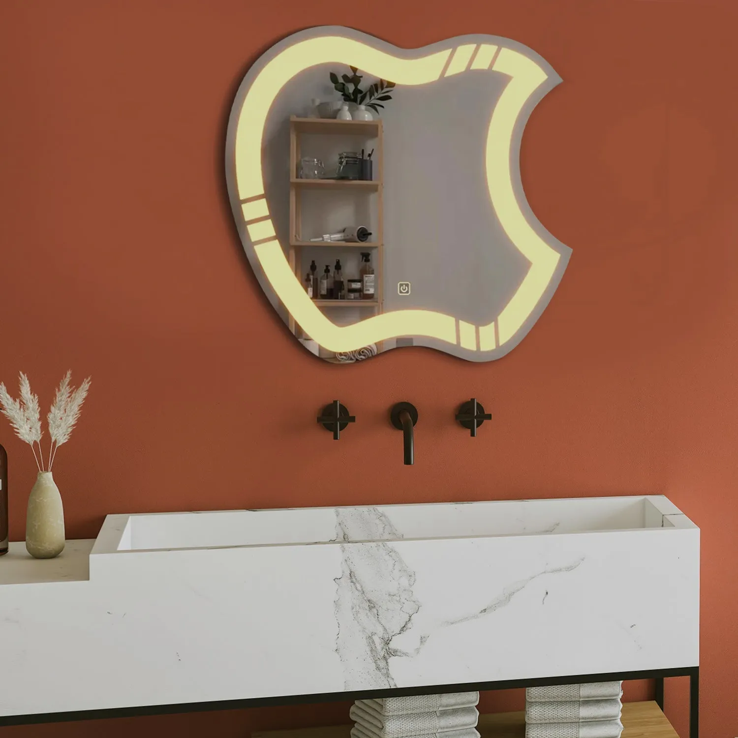 Apple Design LED Bathroom Mirror