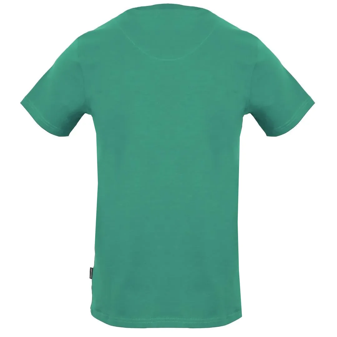 Aquascutum Layered Logo Green T-Shirt