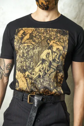 ARCADIA TEE SHIRT - GOLD (made to order)