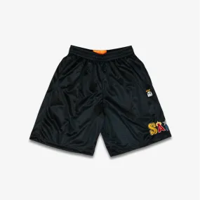 B Wood Saint Trainer Shorts Black