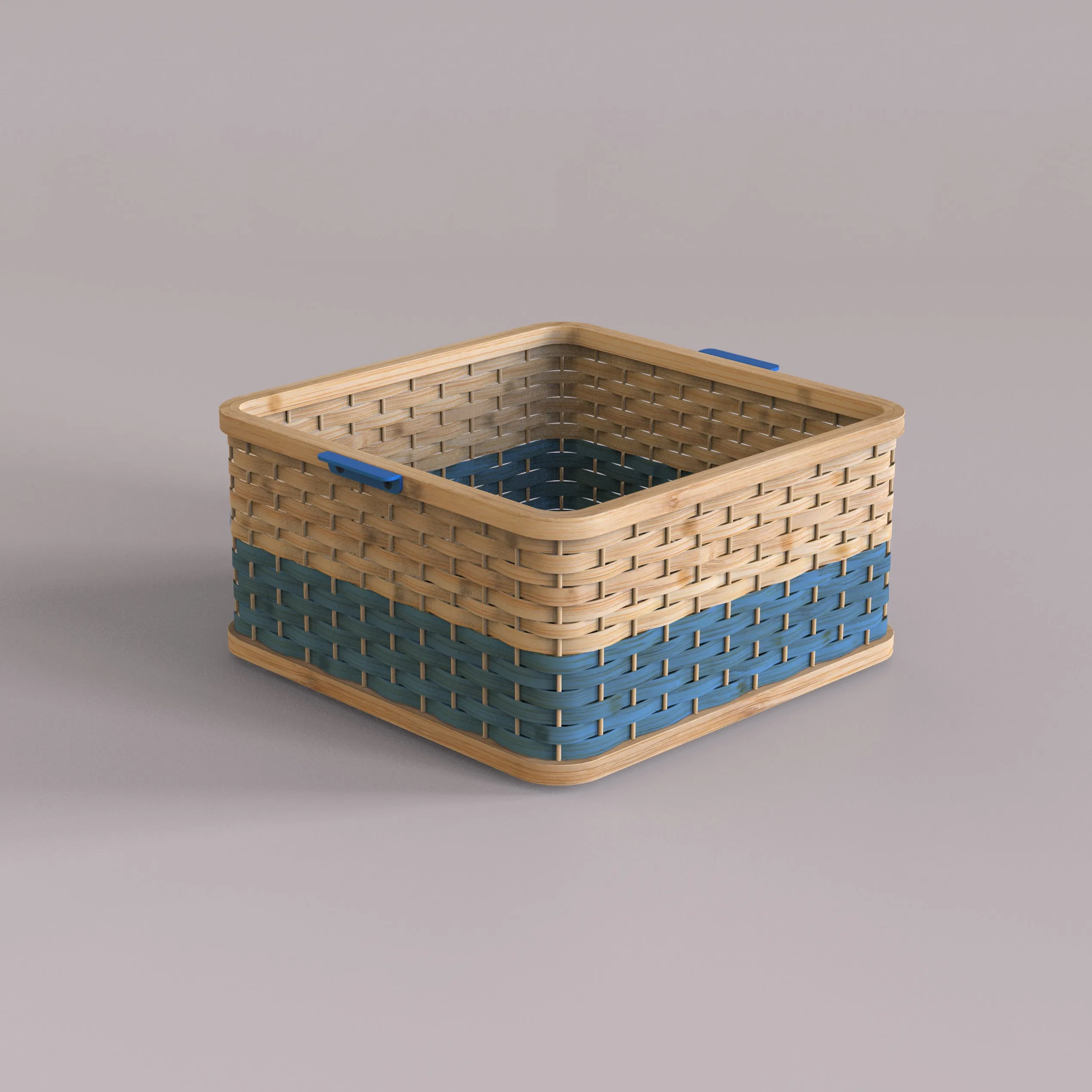 Bamboo Squircle Storage Baskets