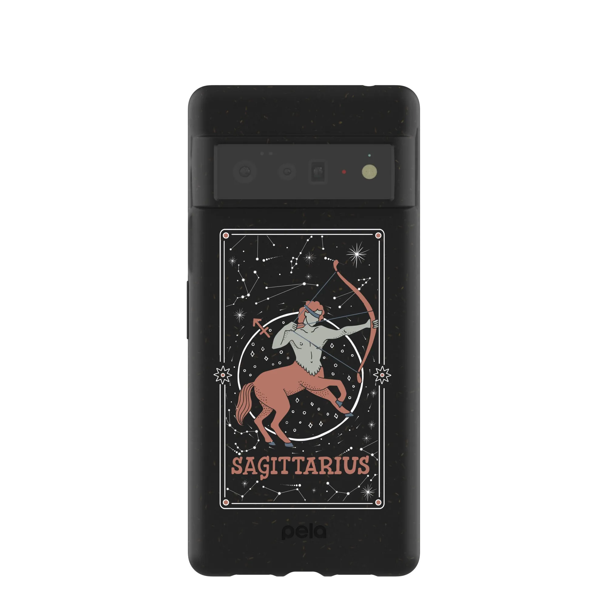 Black Sagittarius Google Pixel 6 Pro Case