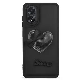 Bow Heart Cute Phone Back Cover for Oppo A18 4G