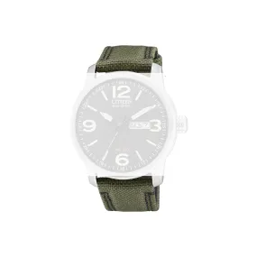 Citizen 59-S52651 Green Textile Over Leather Strap