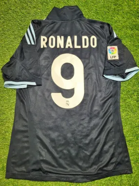 Cristiano Ronaldo Real Madrid Away Navy DEBUT SEASON 2009 2010 Jersey Shirt Camiseta E84339 AV1001 M