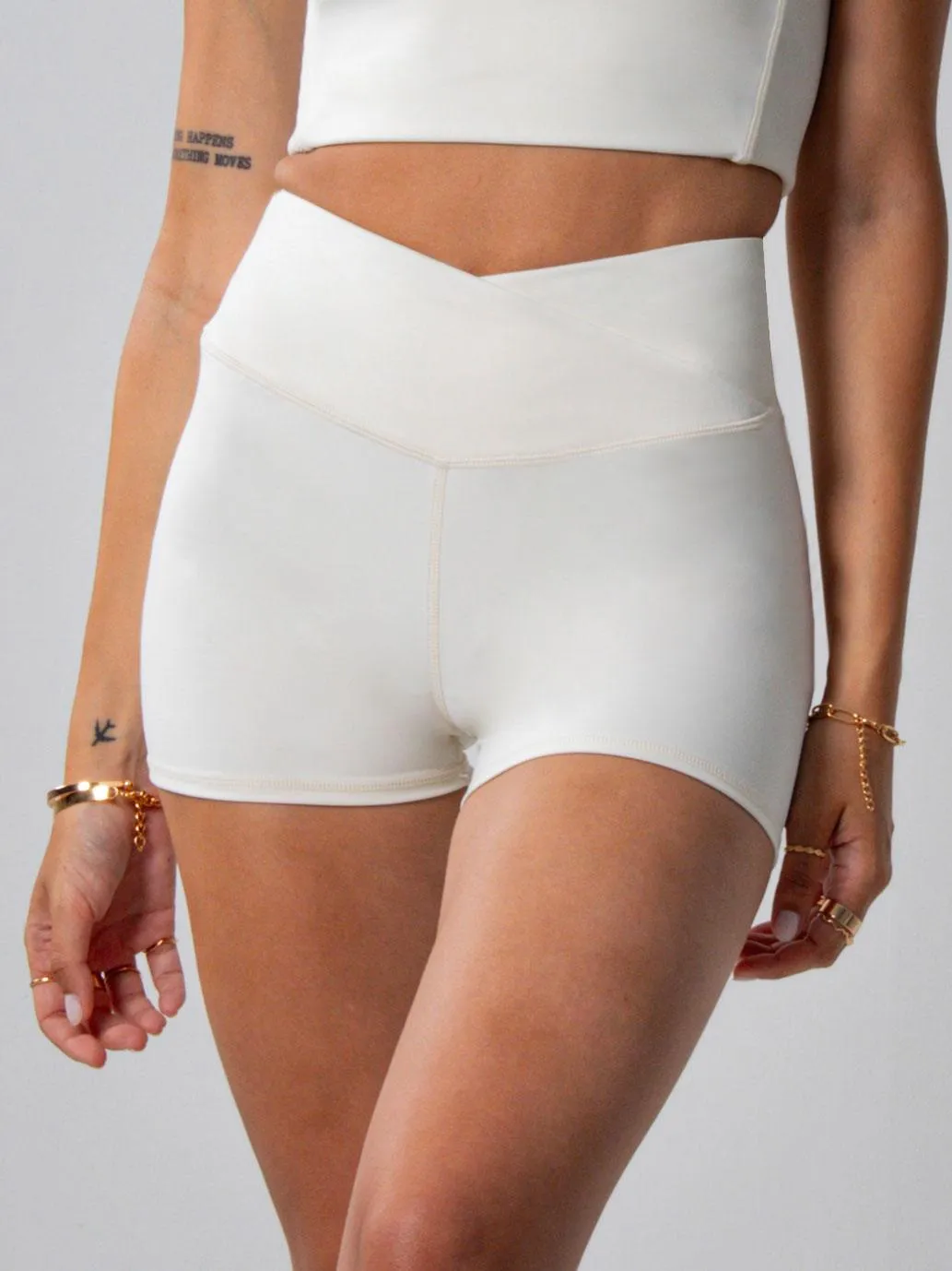 Everyday Compression Shorts Beige