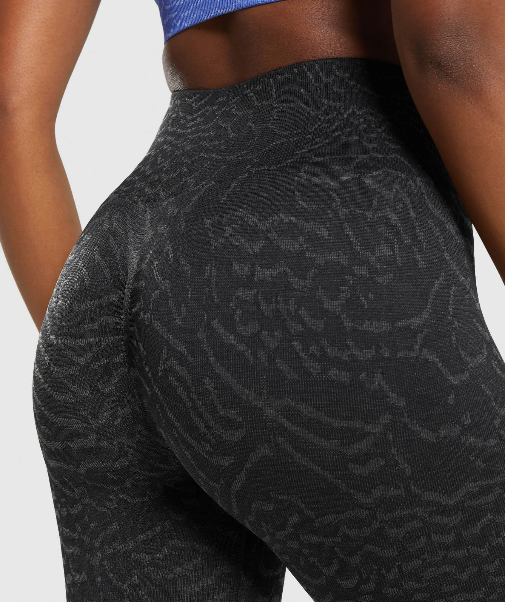 Gymshark Adapt Animal Seamless Leggings - Black