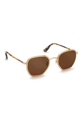 Krewe Pascal 18K Champagne   Rue Tortoise Polarized