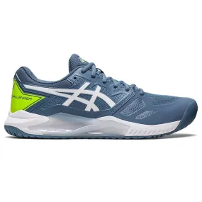 Men's Gel-Challenger 13 Court Shoes -Steel Blue/White