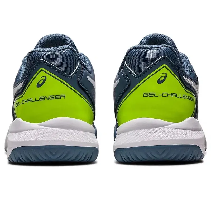 Men's Gel-Challenger 13 Court Shoes -Steel Blue/White