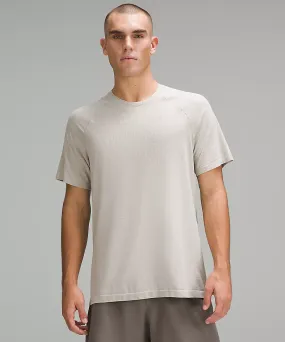 MEN'S METAL VENT TECH SHORT SLEEVE - RAW LINEN/WHITE