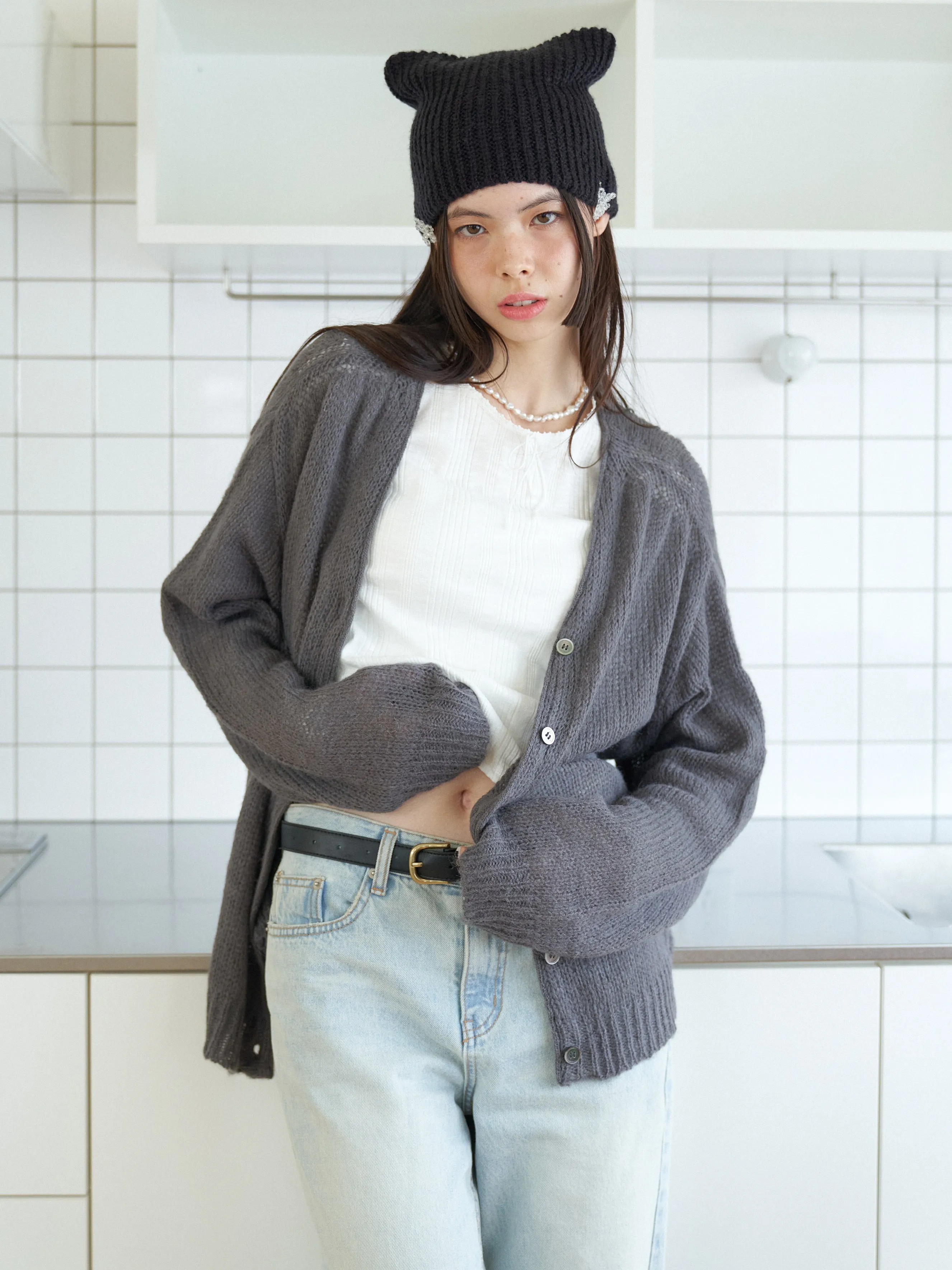 Oversized Knit Cardigan