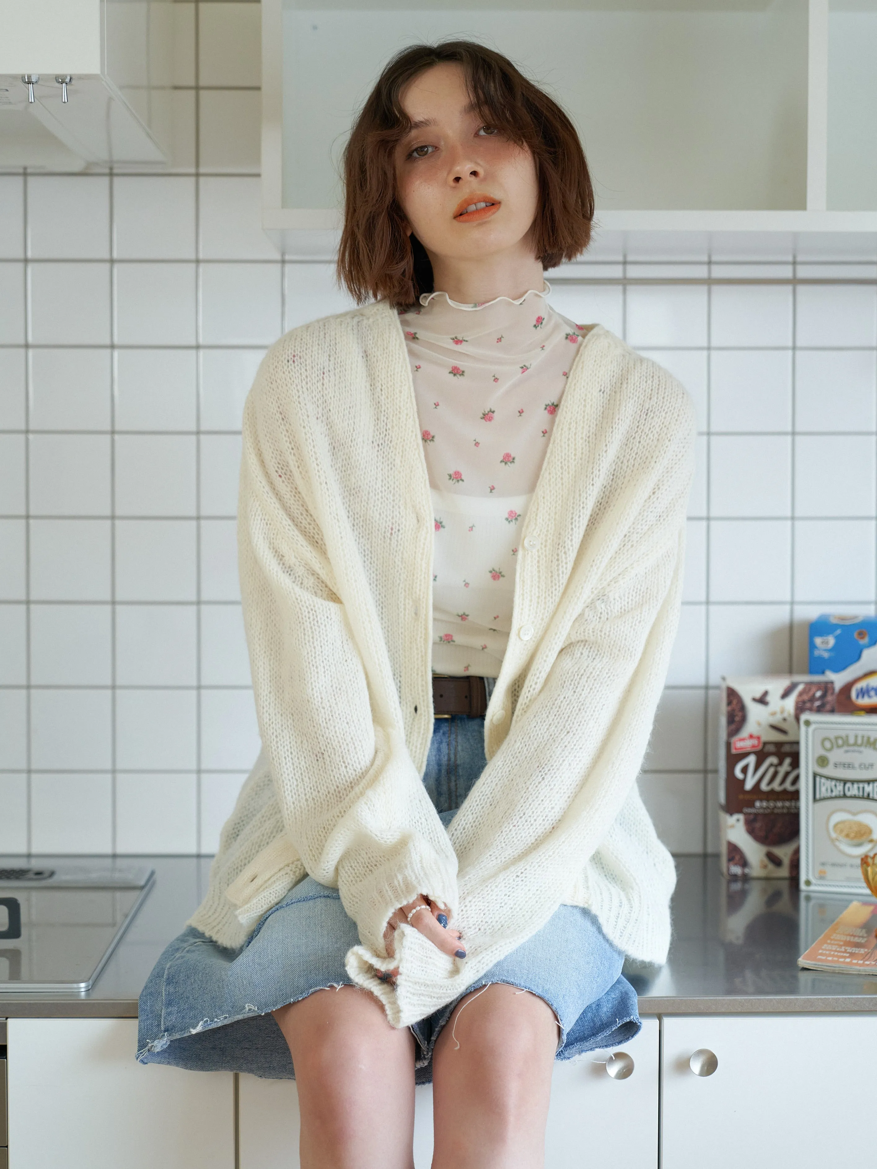 Oversized Knit Cardigan