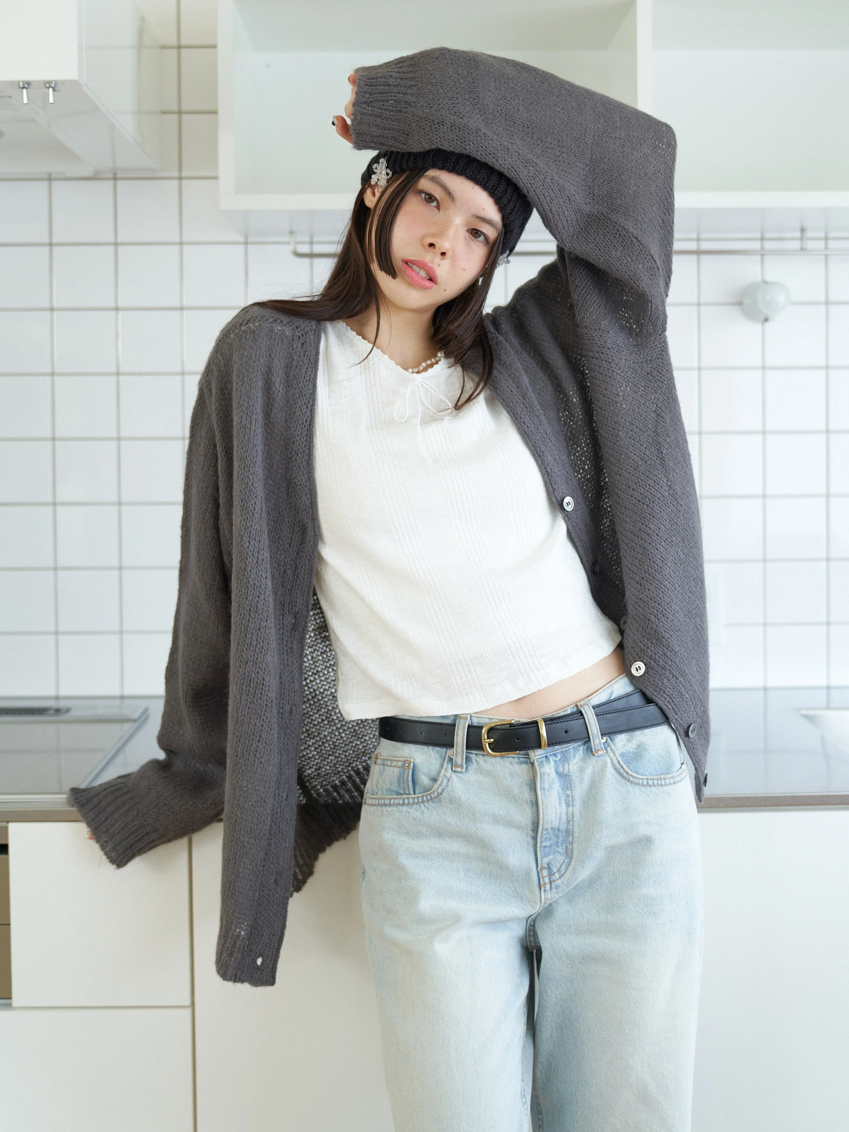 Oversized Knit Cardigan