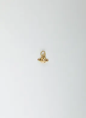 Saturn charm 14k gold