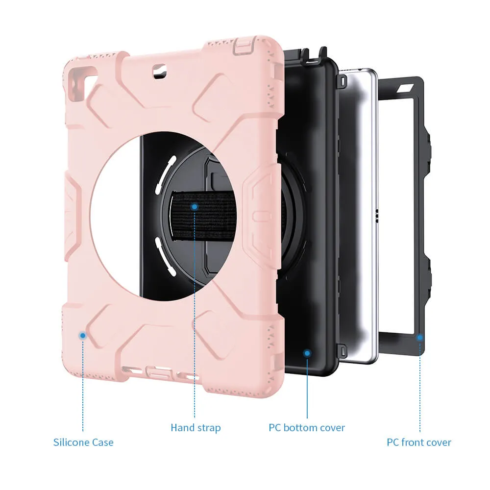 Tough On iPad 5 / 6th Gen 9.7" Case Rugged Protection Pink