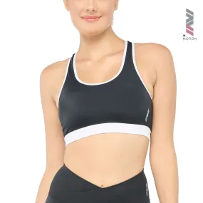 Wacoal Motion Wear บราสำหรับออกกำลังกาย In to Out รุ่น WR3455 สีดำ (BL)